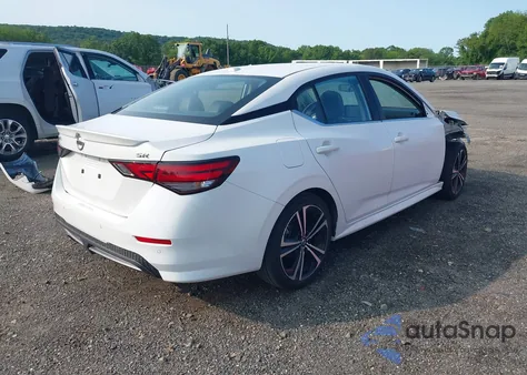 2021 Nissan Sentra Sr из США, поврежденный, VIN 3N1AB8DV1MY242765